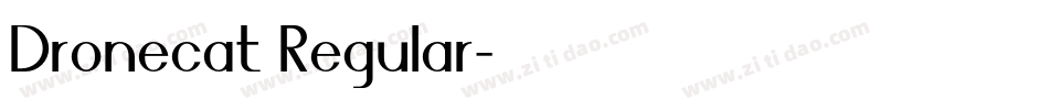 Dronecat Regular字体转换